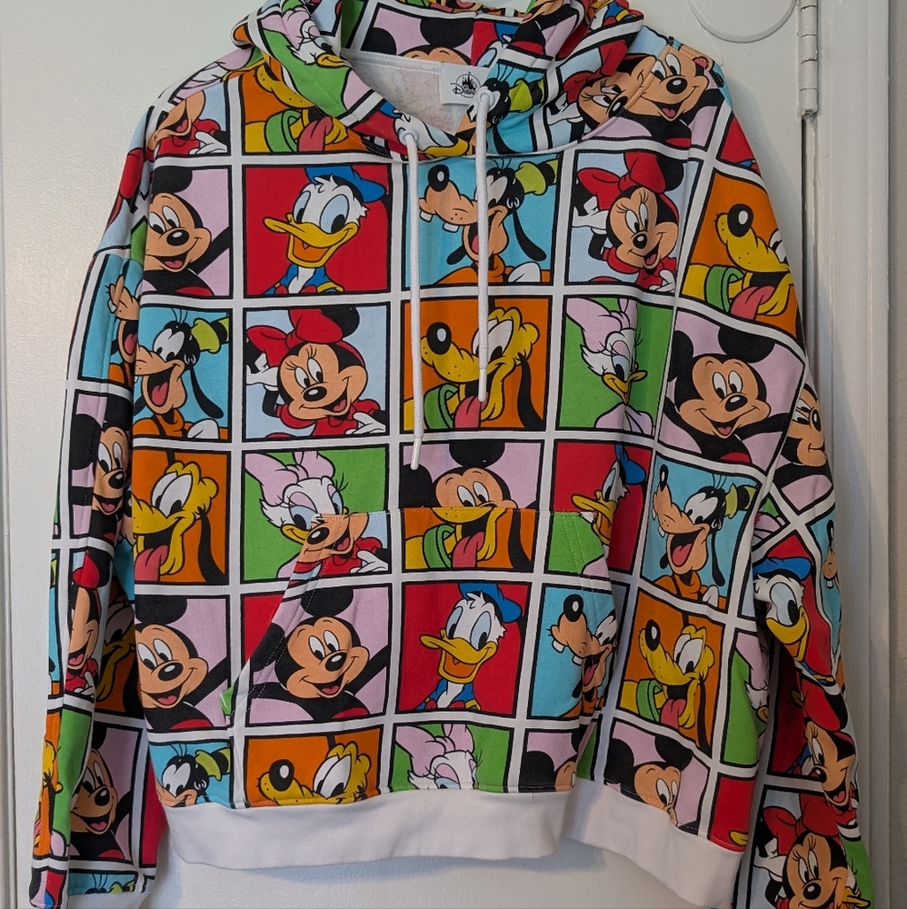 Disney NWOT Walt Disney World Mickey Mouse & Friends‎ Fleece Hoodie